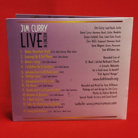 Jim Curry Live in Lincoln CD 2011 Signed - Picture 2 of 8